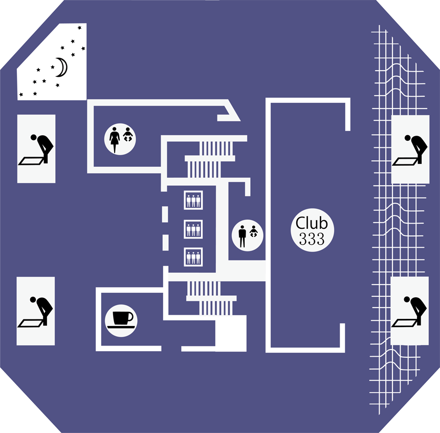 東京スカイツリー天望デッキ「ガラス床」