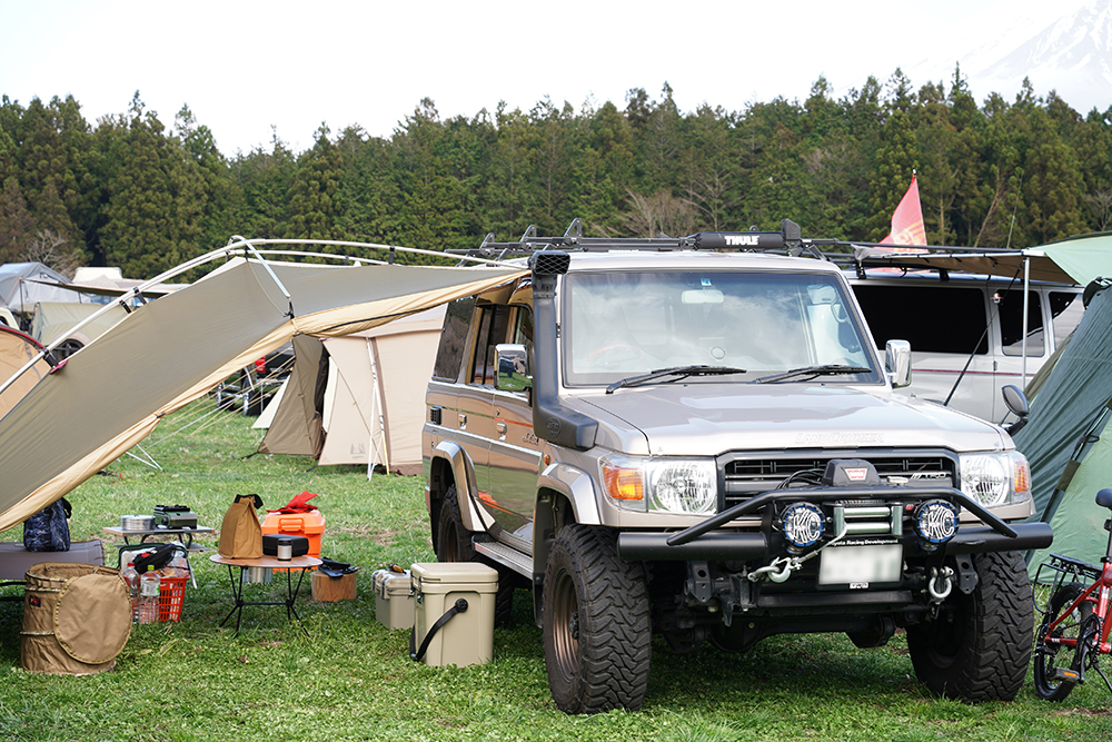 U-BASE富士山の麓。ハイスペックなキャンピングカーが全国から集結するアウトドアイベントが開催されました