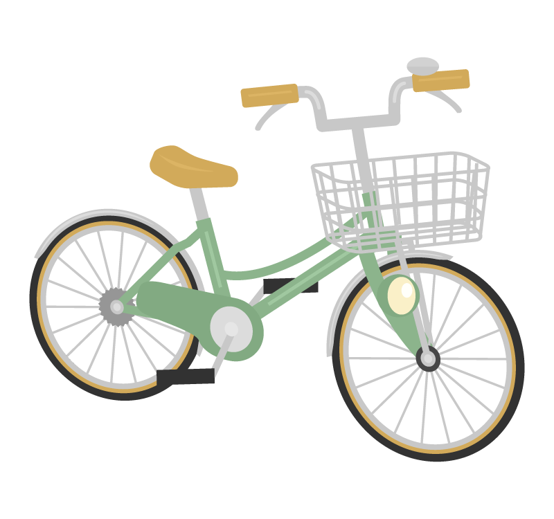 電動アシスト自転車のイラスト無料のフリー素材 イラストエイト