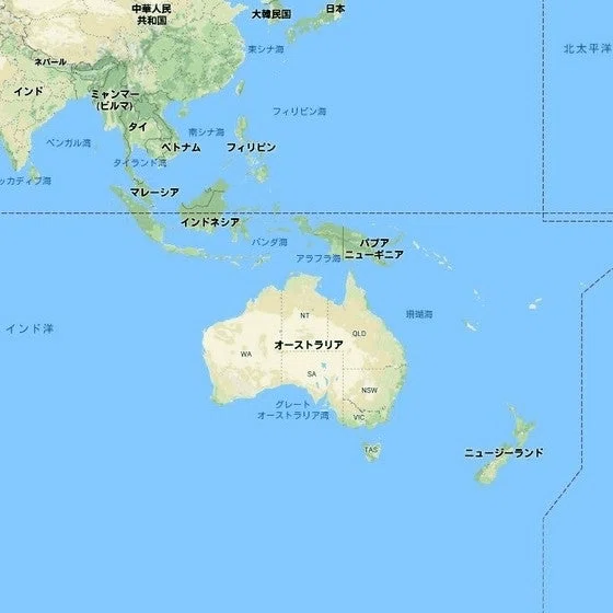 世界地図ポスターインドネシア – Hotdogger