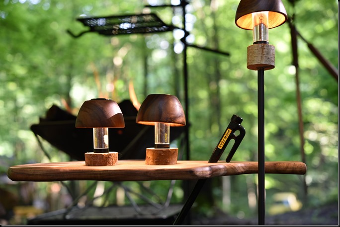 Goal Zero 100均セリアのビニールバッグと革でシェード作り