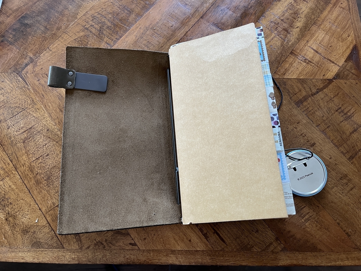 トラベラーズノートをリフィルだけで使ってみたら、軽くて持ち運び安い！カバーを工夫してみるともっといい！文具屋 ちゃんたま堂